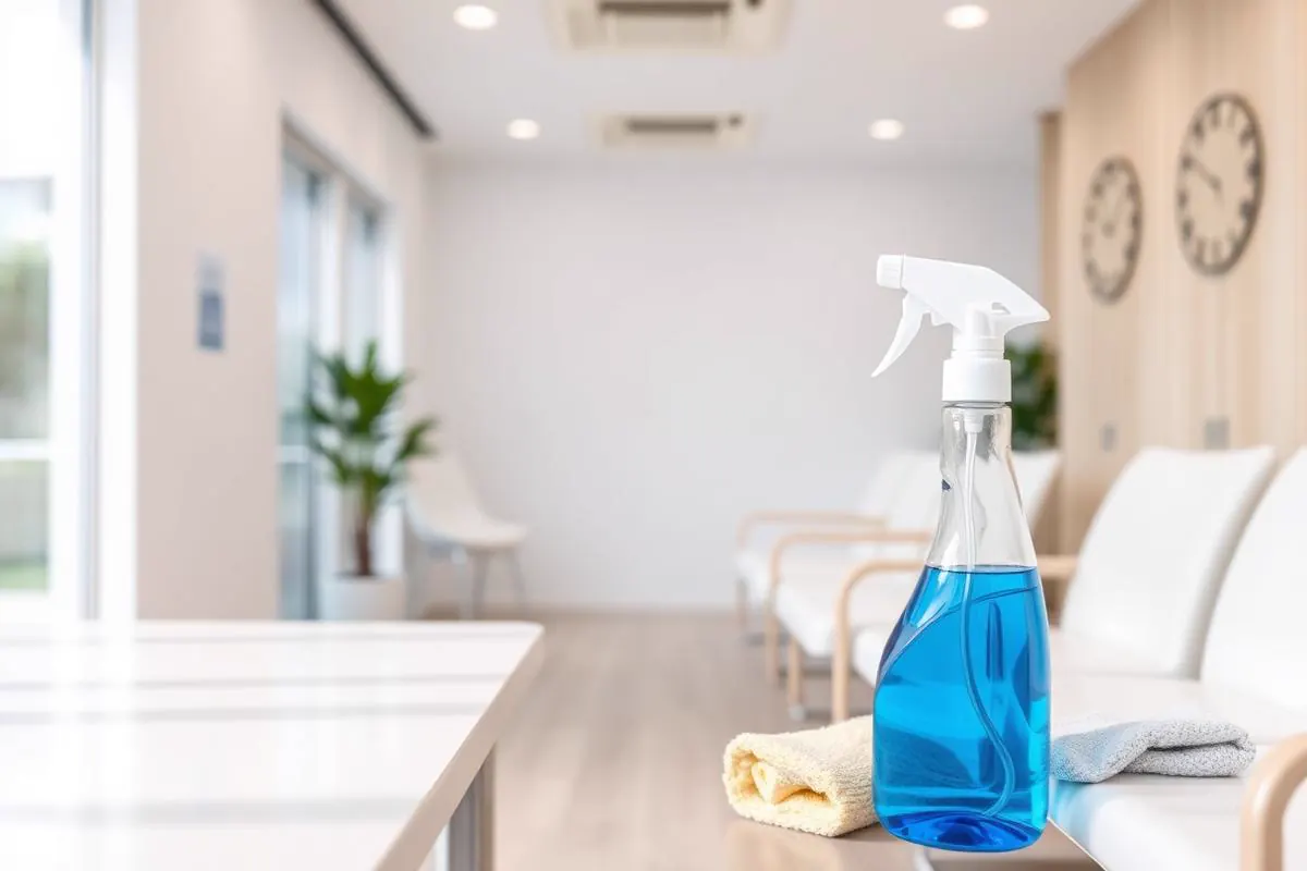 reinigungsdienst-wien.at – Unterhaltsreinigung Wien: Flächendesinfektion im Wartebereich einer Arztpraxis